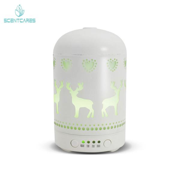 Metal Art Ultrasonic Aroma Humidifier do difusor 100ml do óleo essencial da aromaterapia do escritório domiciliário