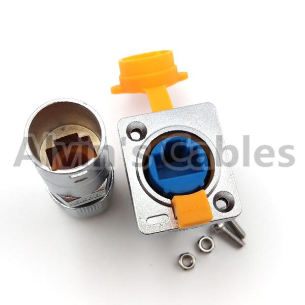 90 Degree Elbow RJ45 Circular Connector Waterproof Ethernet Connector Long Service Life