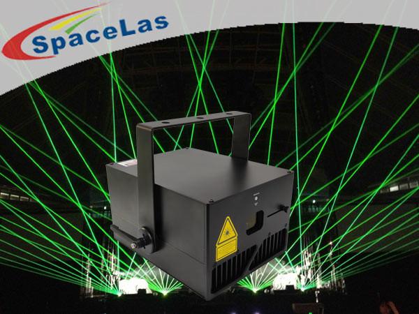 7 Watt Laser Show Projector Single Green For Beam Shows / Graphic Shows