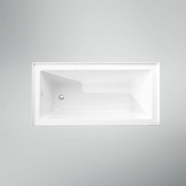 HA2007 Function Whirlpool Bathtubs Skirt Acrylic Bathtub with Tile Flange Topmount