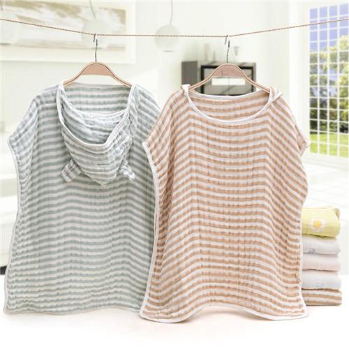 Ultra Soft Baby Bath Muslin Towel Cotton Antibacterial Solid Color