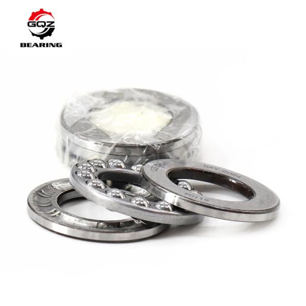 51104 Axial Load Thrust Ball Bearings Steel Cage 51104 Flat Thrust Bearing for 20*35*10mm 51104