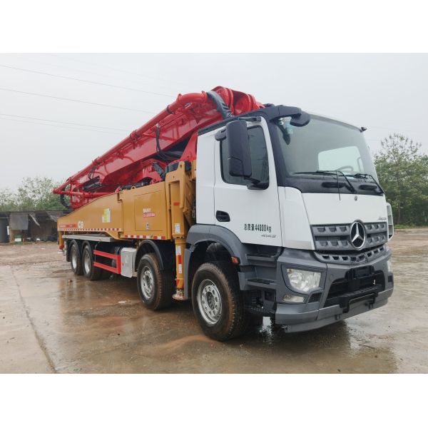 used 2020 SANY 56m Concrete Pump Truck Mercedes Chassis Like New So beatiful  Low Working Hours