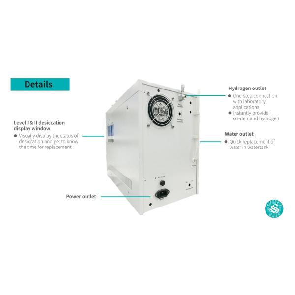 QL-150 Водородный генератор Pem FID GC 150 мл/мин Эффективность производства водорода