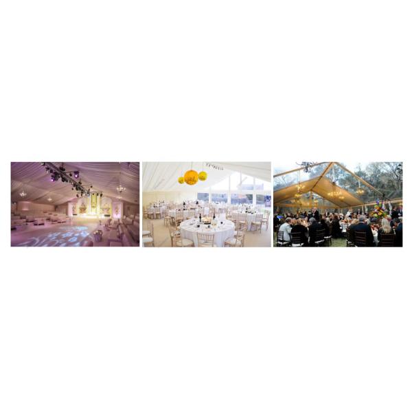 Good Aluminum Alloy Customize A-Shape Luxury Clear Roof Wedding Tents Event Marquee Tent