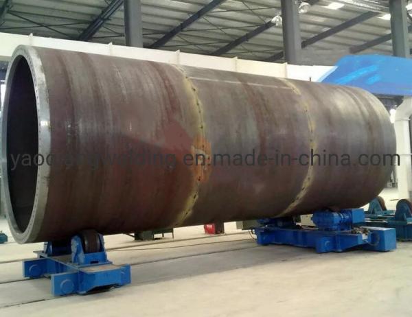 Rolos rotativos giratórios autoajustáveis ​​para soldagem de rodas de aço 1.000 mm 0,35 kw