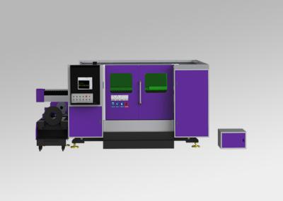 cortador do laser da fibra do Cnc 2KW, corte do laser e máquina de gravura com tabela da troca