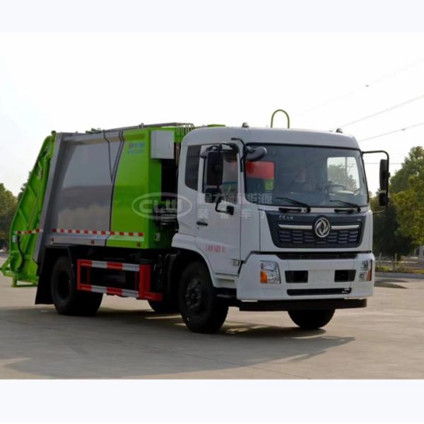 Dongfeng 120HP Rear Loader Garbage Truck Garbage Can Cleaner Truck