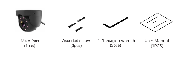 6 камера купола наблюдения ночи светов мини коаксиальная ХД 1.3МП инфракрасн