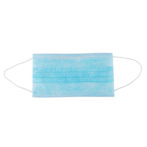 CE Blue Color 3 Ply Surgical Mouth Mask One Time Use For Doctor