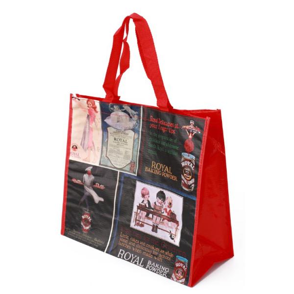 Foldable Woven Polypropylene Bags , Recyclable Pp Woven Shopping Bag For Gift