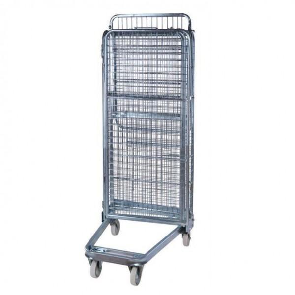 Durable Laundry Trolley Cart , Stainless Steel Laundry Trolley Rust Proof Sturdy Structure