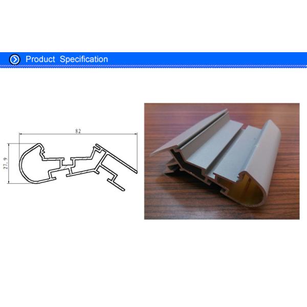 Power Coated T Slot 6063 Extruded Aluminium Profiles , Car Aluminium Balustrade Systems