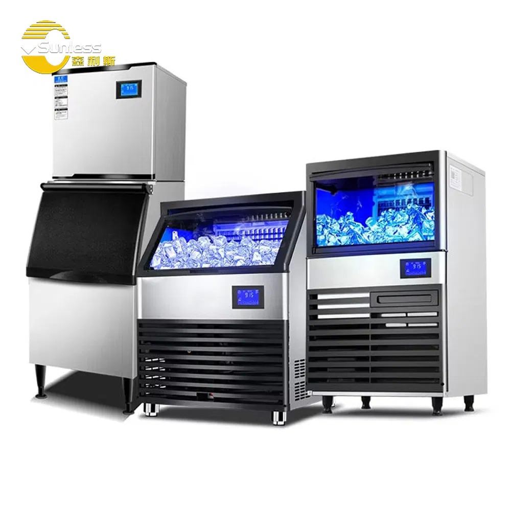 36kg/24h Commercial Ice Maker Machine Stainless Steel Bar Ice Making Machine
