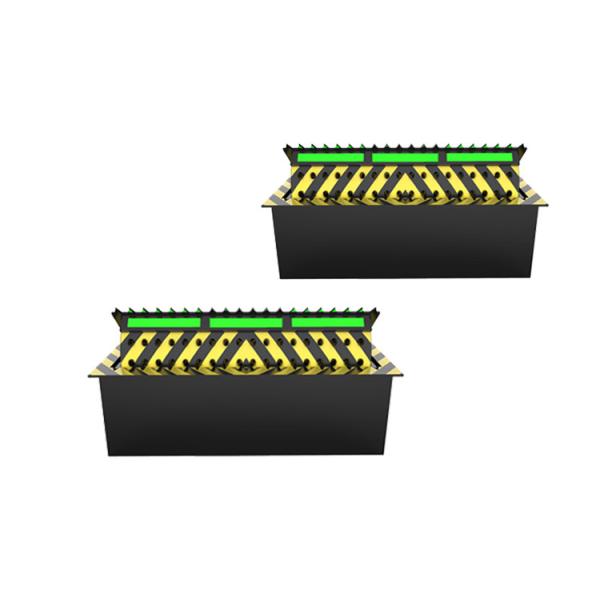 A3 Steel IP68 RS485 Hydraulic Road Blocker Automatic Security Barrier with Remote Control