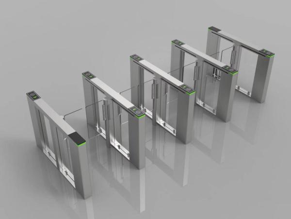 Security Turnstile Gate Equipped with Advanced Sensors and Mechanisms to Deliver Accurate Entry Verification and Control