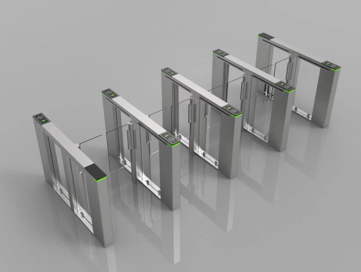 Security Turnstile Gate Equipped with Advanced Sensors and Mechanisms to Deliver Accurate Entry Verification and Control