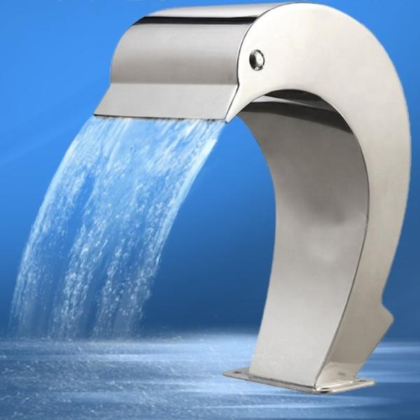 Polished Decorative Metal Sculpture OEM Stainless Steel Water Fountain