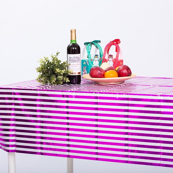 Modern Disposable Party Tablecloth for Indoor / Outdoor Events