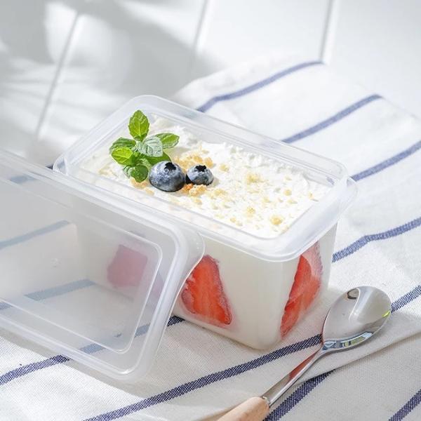 Fresh Fruit Snacks Storage 7.2*12.5*13.2cm Plastic Crisper
