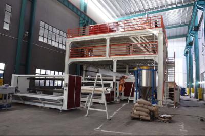 máquina não tecida larga da tela de 4200mm PP, linha de produção não tecida dos PP Spunbond