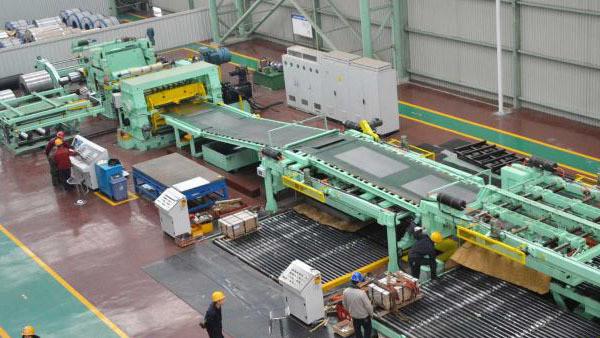 Heavy Duty Stainless Steel Cut To Length Machine Slitting PLC control