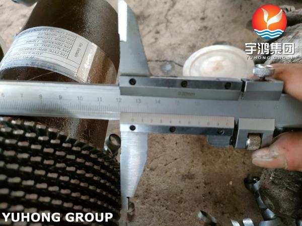 A335 P9 Serrated Finned Tube Tubular Heating Carbon Steel For Power Plants