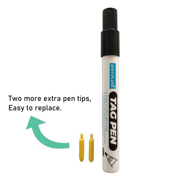 Ear Tag Marker Pen Waterproof Writing Long Lasting And Not Fade For Livestock Ear Tags