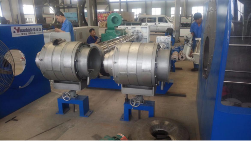 O-Type Round Extrusion Machine For Steel Pipes With 3lpe / Fbe Coating Line