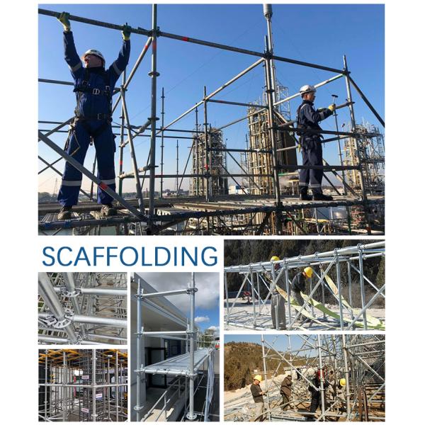 Запас Q355 HDG Ringlock Scaffolding System Ring Lock Scaffolding Parts (Система эстафеты с кольцевым замком)