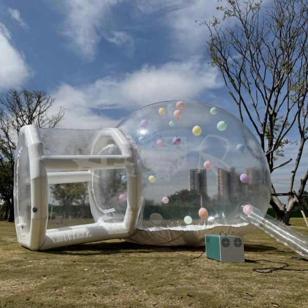 Коммерческая Детская вечеринка Прозрачный купол Балонная палатка Пузырьная палатка Надувный пузырь Отскакивающий дом