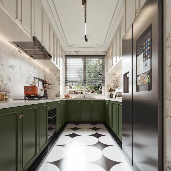 Self Assemble Storage Modern Kitchen Cabinet  Lacquer MDF Latest Style Kitchen Cabinets