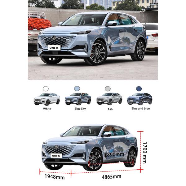 Электрический внедорожник с батареей 4WD Гибридный автомобиль с 5 местами для Чангана Uni-K