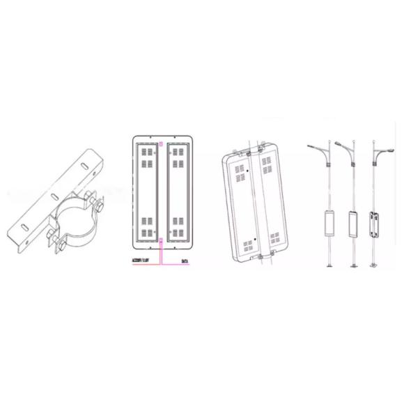 Outdoor Road Led Display Screen P2.8 P3.0 P3.9 P5 P6 Street Lighting