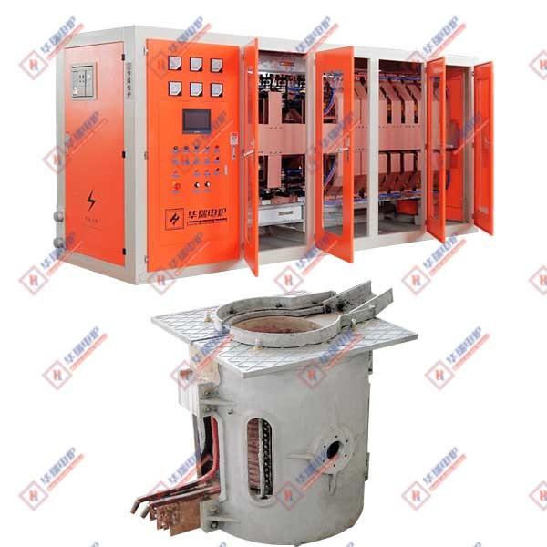 Aluminium shell electric furnace for non-ferro metal melting