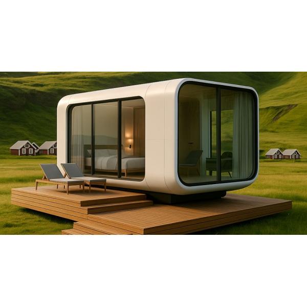 Luxury Bedroom Living Room Modern Prefab Smart Tiny Space Capsule Mobile Modular Container Capsule House Hotel