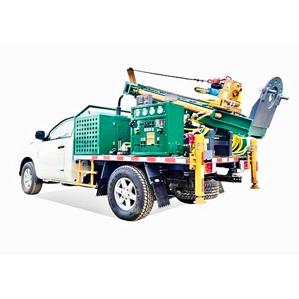 Geological Exploration Borewell Drilling Truck Easy Moving