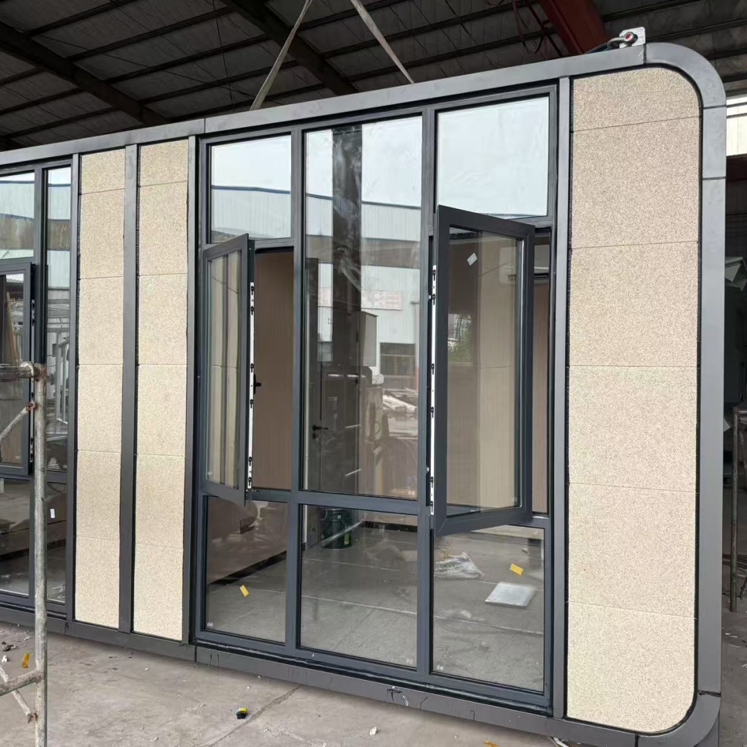 High Temperature Resistance Soundproof High-End Mobile Apple Pod Cabin Capsule Container House with Sandwich Panel for Hotel Use