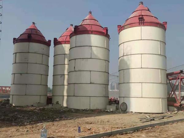 Durable Batching Plant Cement Silo  50 t-1000 t Customized Color Long Service Life