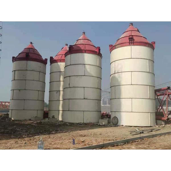 Durable Batching Plant Cement Silo 50 t-1000 t Customized Color Long Service Life