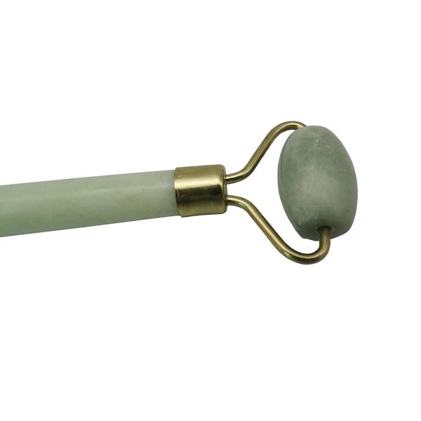 Xiuyan Jade Skin Care Jade Stone Facial Eye Therapy Skin Tightening Spa Wrinkle Remover Massager Face Roller With Flower Handle