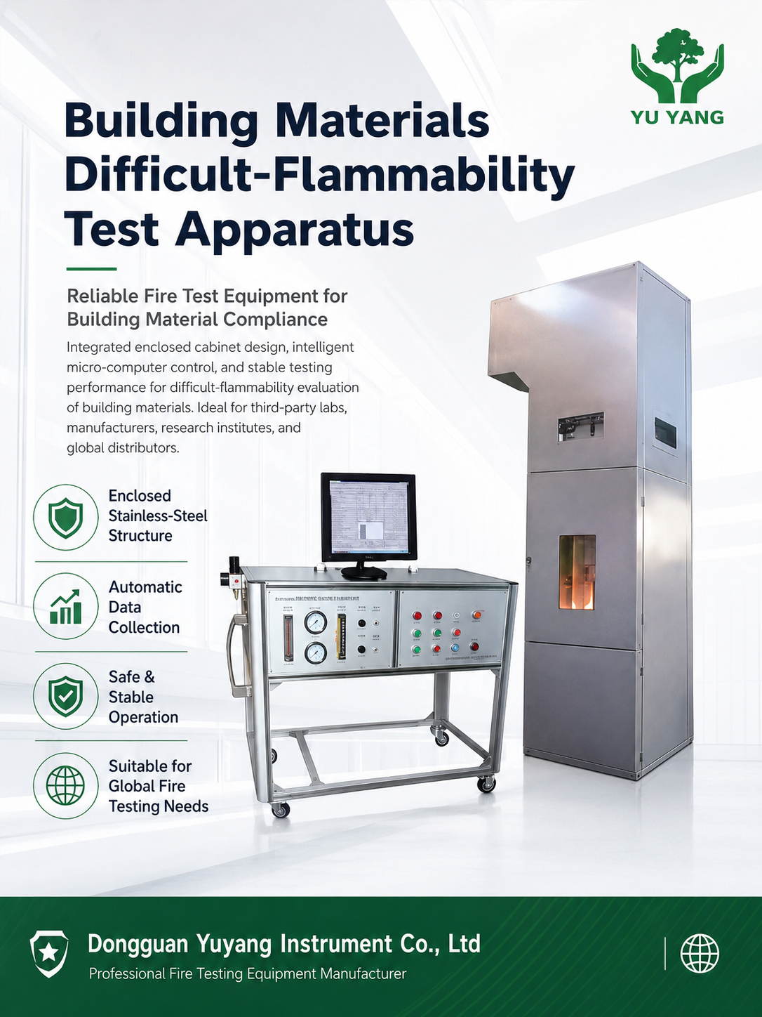 YYF036 Building Materials Difficult-flammability Test Apparatus