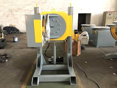 L Shape Tube Welding Positioner With 600mm Hydraulic Lifting Stroke , CE Supported