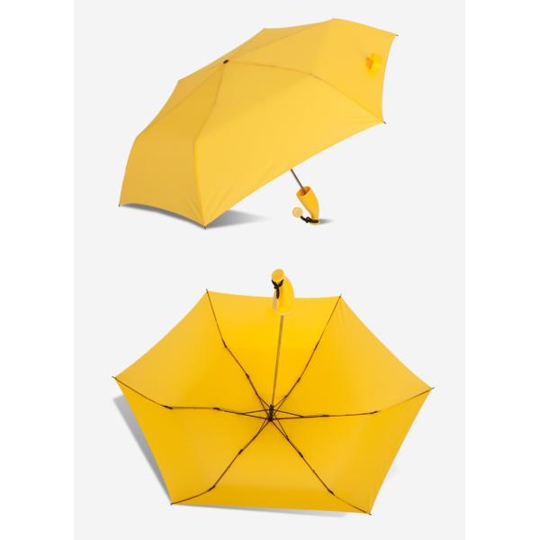 19-дюймовый 6K тройной складной легкий и легкий для ношения Банановый зонтик