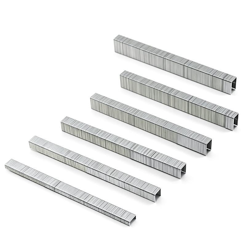 71 Series Galvanized Pneumatic Staples Furniture Fasteners for Sofas Cabinets and Industrial Packaging Boxes