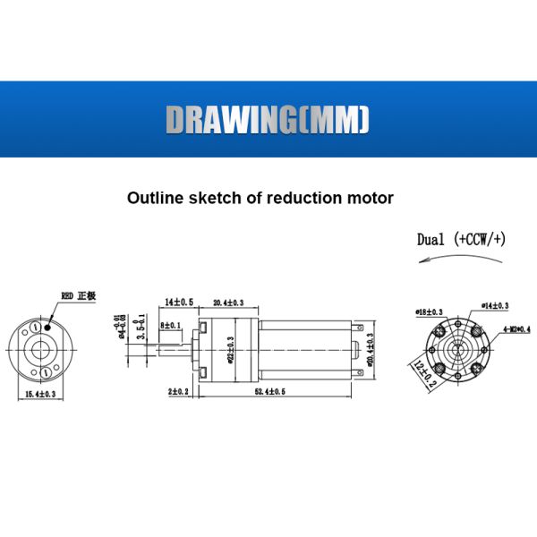 3-24V Planetary DC Geared Motor Explosion Proof For Cleaning Appliances