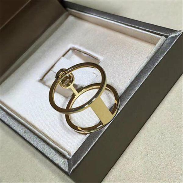 Luxury jewelry Mk diamond  ring 18k white gold yellow gold rose gold diamond ring Real low price and high quality jewels