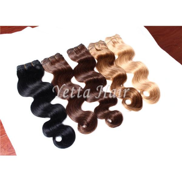 Multi покрашенные реальные бразильские выдвижения человеческих волос с нежностью и блеском