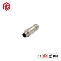 cabo fêmea do sensor do conector do sinal do sistema do travamento do homem de 3pin M12 e de parafuso dos conectores fêmeas IP67