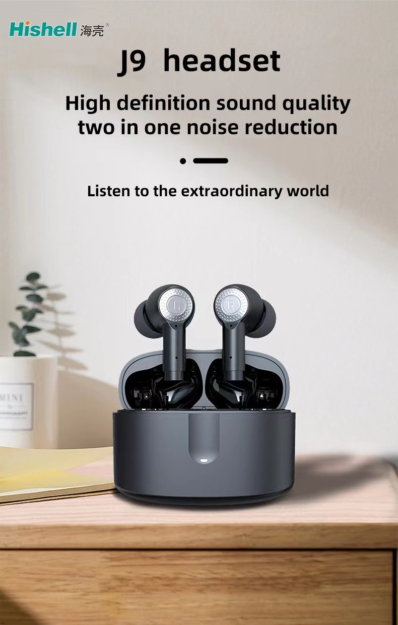 Шум отменяя ENCL Earbuds 2 ANC Bluetooth в 1 беспроводном шлемофоне J9 шеи
